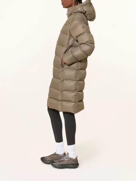 Peak Performance Péřový Kabát Frost černošedá