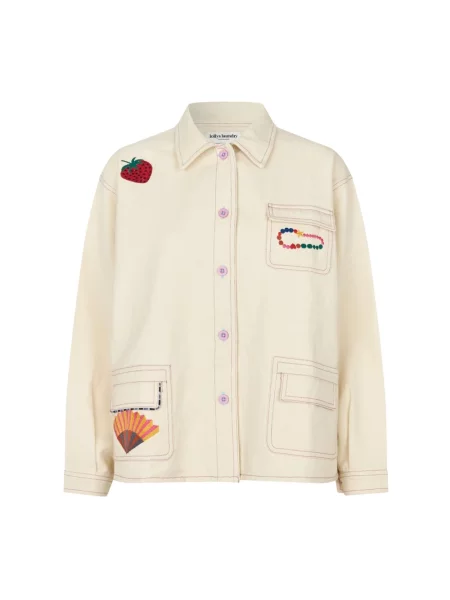 Kurtka Lollys Laundry teddy beżowa