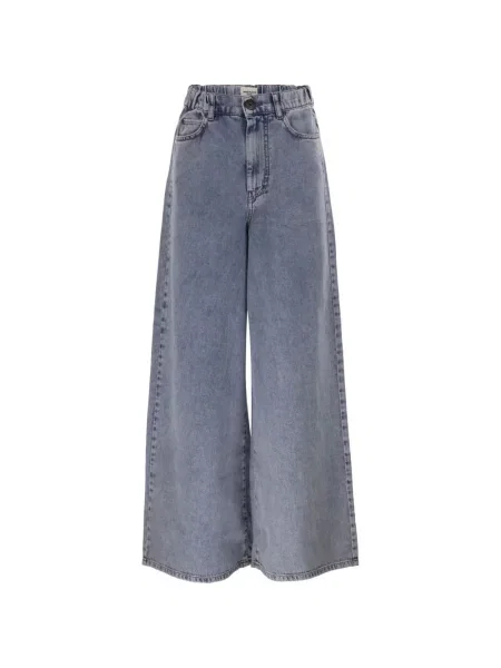 Blugi cu picior larg Weekend Max Mara albastru