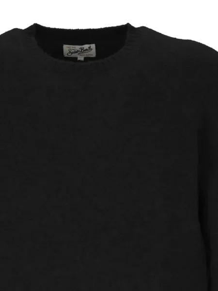 Pulover Mc2 Saint Barth cu decolteu rotund negru