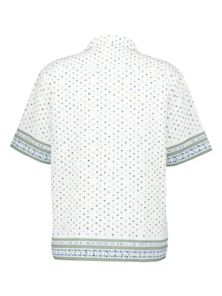Cămașă Givenchy cu model floral cu imagine alb