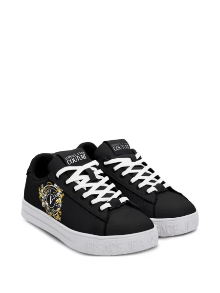 Sneakerși Versace Jeans Couture cu imagine negru