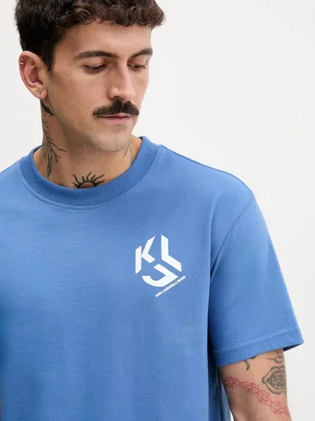 Футболка Karl Lagerfeld Jeans з принтом чорний