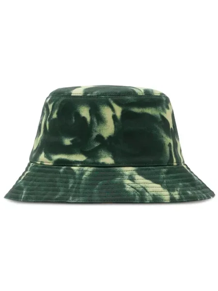 Pălărie Burberry cu imagine cu imprimeu abstract verde