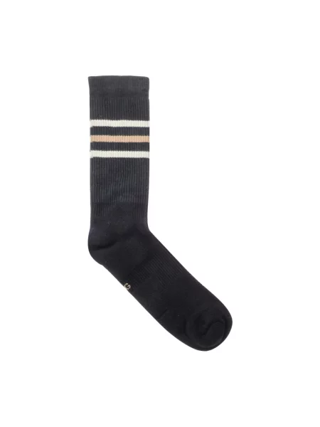 Dzianinowe skarpety Gucci z logo niebieskie