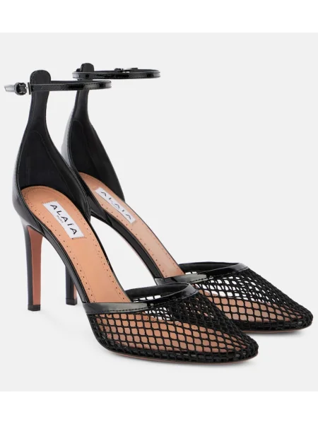 Usnjene salonarji Alaia črna