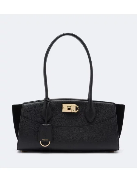 Geantă Ferragamo din piele negru