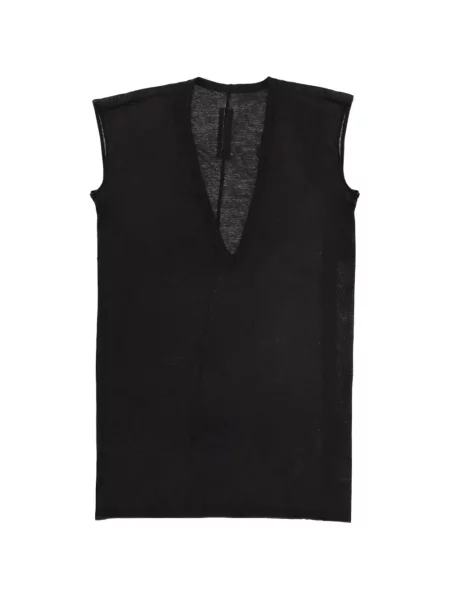 Tricou Rick Owens Drkshdw cu decolteu în V negru