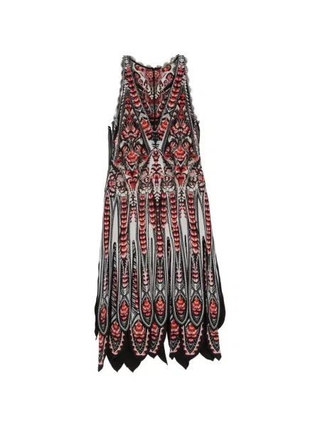 Μίντι φόρεμα Roberto Cavalli μαύρο
