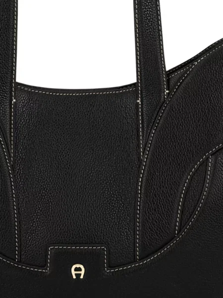 Geantă shopper Aigner din piele negru