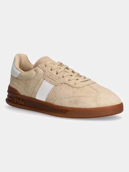 Polo Ralph Lauren sneakers din piele HTR Aera bej