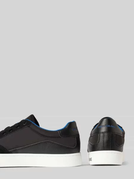 Sneakersy z nadrukiem z logo Calvin Klein Jeans czarne