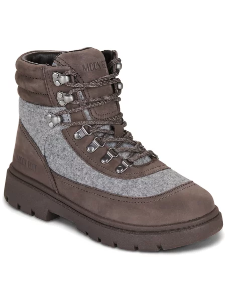 Moon Boot obuv pánska MB COMBAT BOOT FELT hnedá