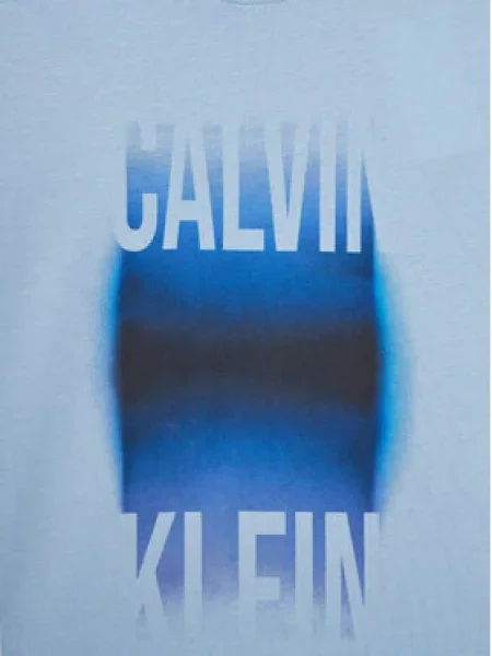 Calvin Klein Jeans T-shirt Gradient Graphic Svijetloplava