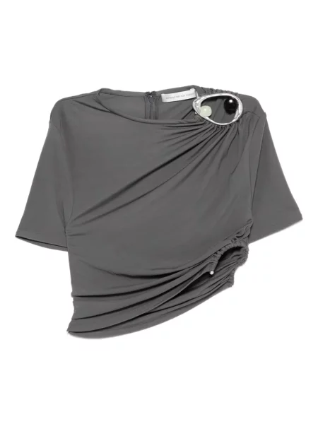 Top Christopher Esber drapat gri