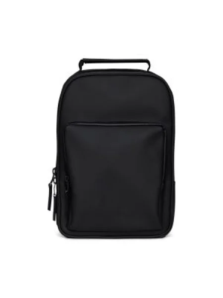 Раница Rains Backpacks голям с изчистен дизайн черно