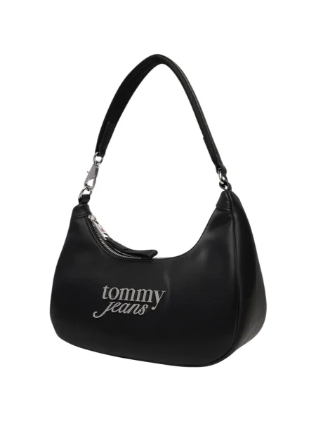 Kabelka Tommy Jeans Tjw Bold Script Shoulder Bag čierna