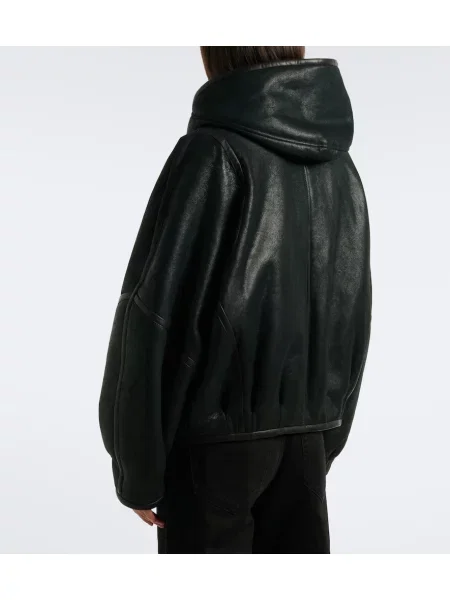 Geanta de piele Isabel Marant cu glugă negru