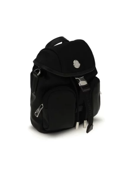 Plecak Moncler skórzany czarny