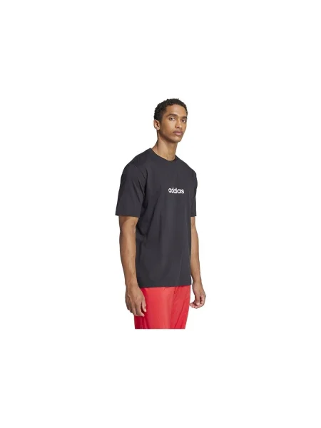 Adidas Tričko Essentials Linear čierna