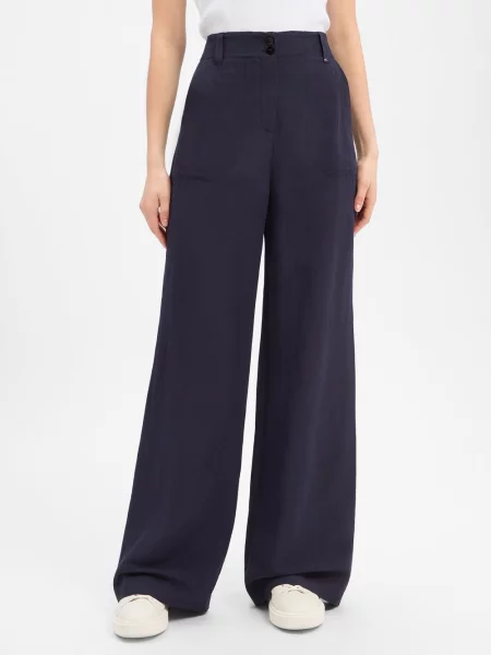Marc Cain Spodnie Z Marleny Waukee blau niebieskie