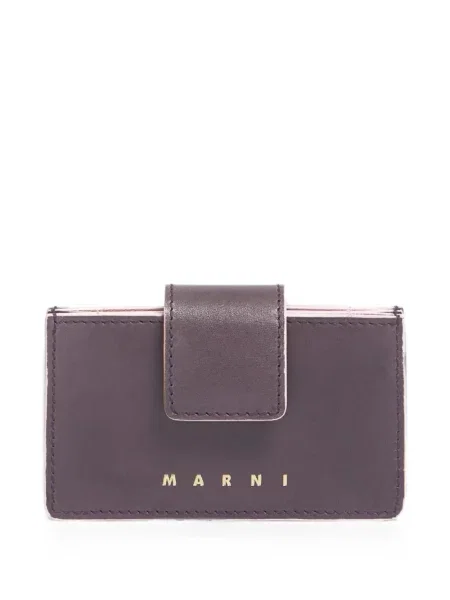 Portofel Marni cu imagine violet