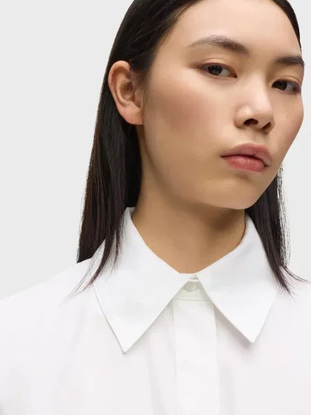 Платье-рубашка Karl Lagerfeld белое