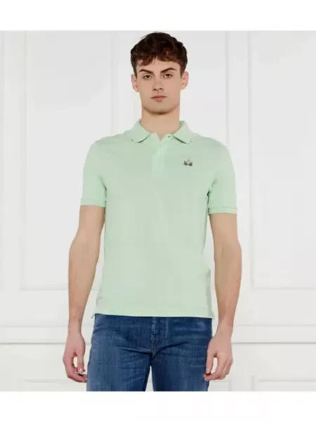La Martina Polo | stretch pique verde