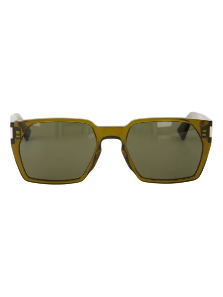 Okulary przeciwsłoneczne Saint Laurent brązowe