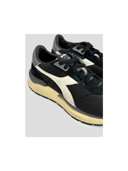 Sneakersy Diadora skórzane czarne