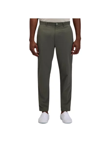 Spodnie Sundek z twillu zielone