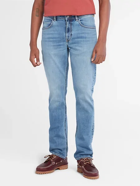 Timberland Stretch Core Indigo Denim Завужені джинси Бавовна/еластан блакитний