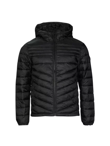 Puhovke Jack & Jones JJEHERO PUFFER HOOD črna