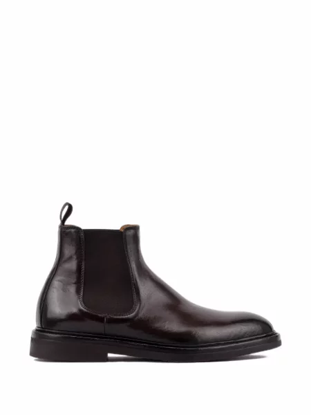 Botine chelsea Officine Creative din piele maro