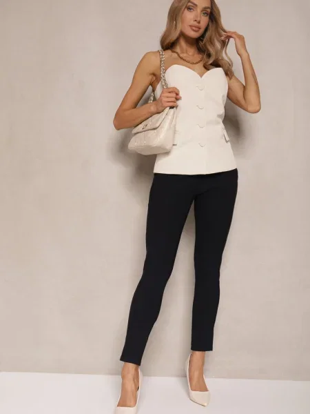 Pantaloni Rizeena Bleumarin