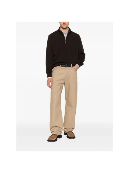 Sweter Barbour wełniany brązowy