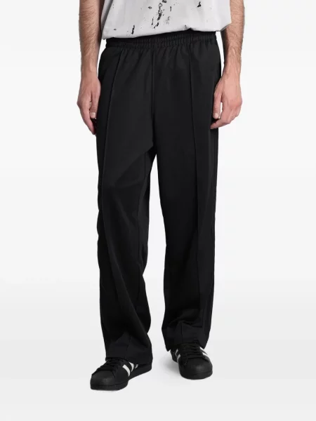 Pantaloni Adidas cu broderie alergare albastru