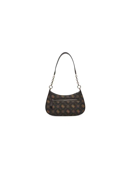 Guess Táska Carrie Logo barna