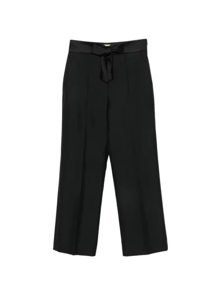 Pantaloni Valentino Garavani cu funde negru