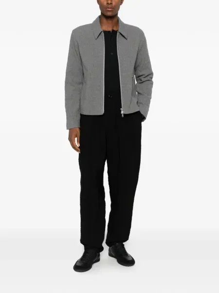 Pantaloni Giorgio Armani conici negru