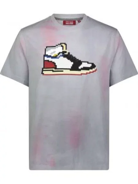 Tricou Mostly Heard Rarely Seen 8-bit cu imagine gri