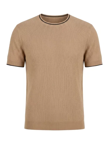 Vantory Tricou cămilă maro