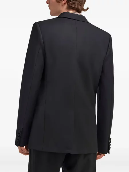 Sacou Roberto Cavalli din satin negru