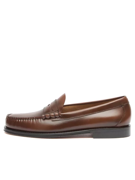 Loafersy Bass Weejuns brązowe