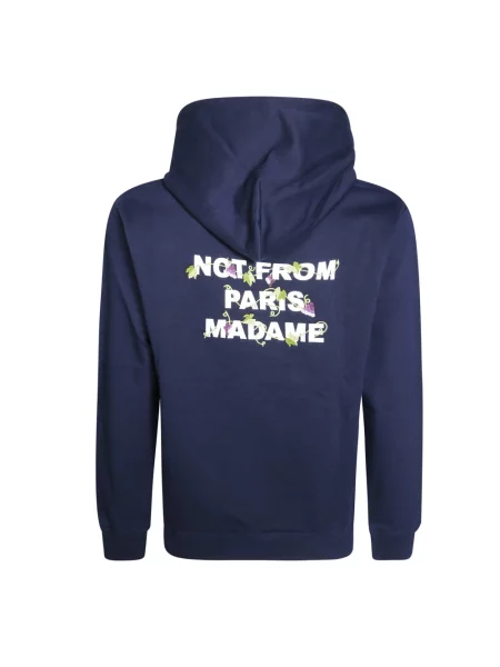 Bluza z kapturem Drole De Monsieur z kapturem niebieska