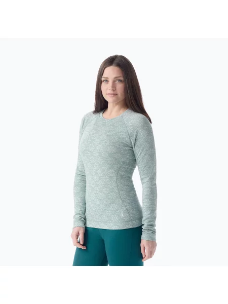 Termo tričko longsleeve Smartwool Classic Thermal Merino Base Layer Crew Boxed arctic green zelené