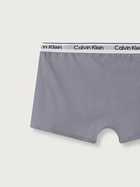 Calvin Klein Underwear testhezálló boxeralsó gyerek elasztánnal csomag szürke
