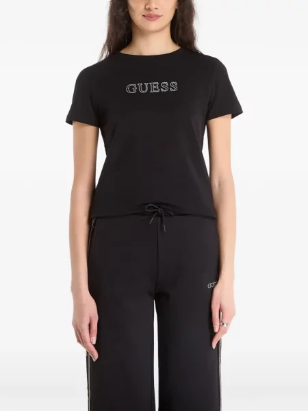 Stras tricou Guess negru
