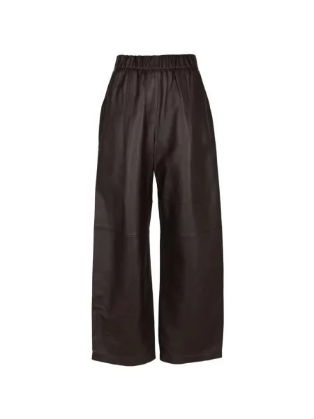 Pantaloni A.l.c. din piele maro