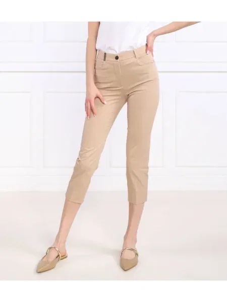 Peserico Pantaloni | Skinny fit bej